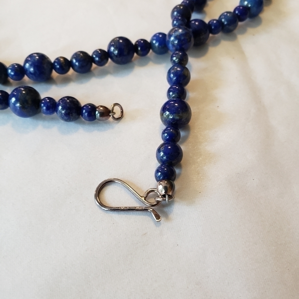 𝅺jay King 36" Blue Lapis Necklace - Picture 3 of 11